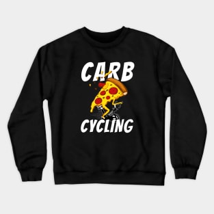 Pizza Carb Cycling Crewneck Sweatshirt